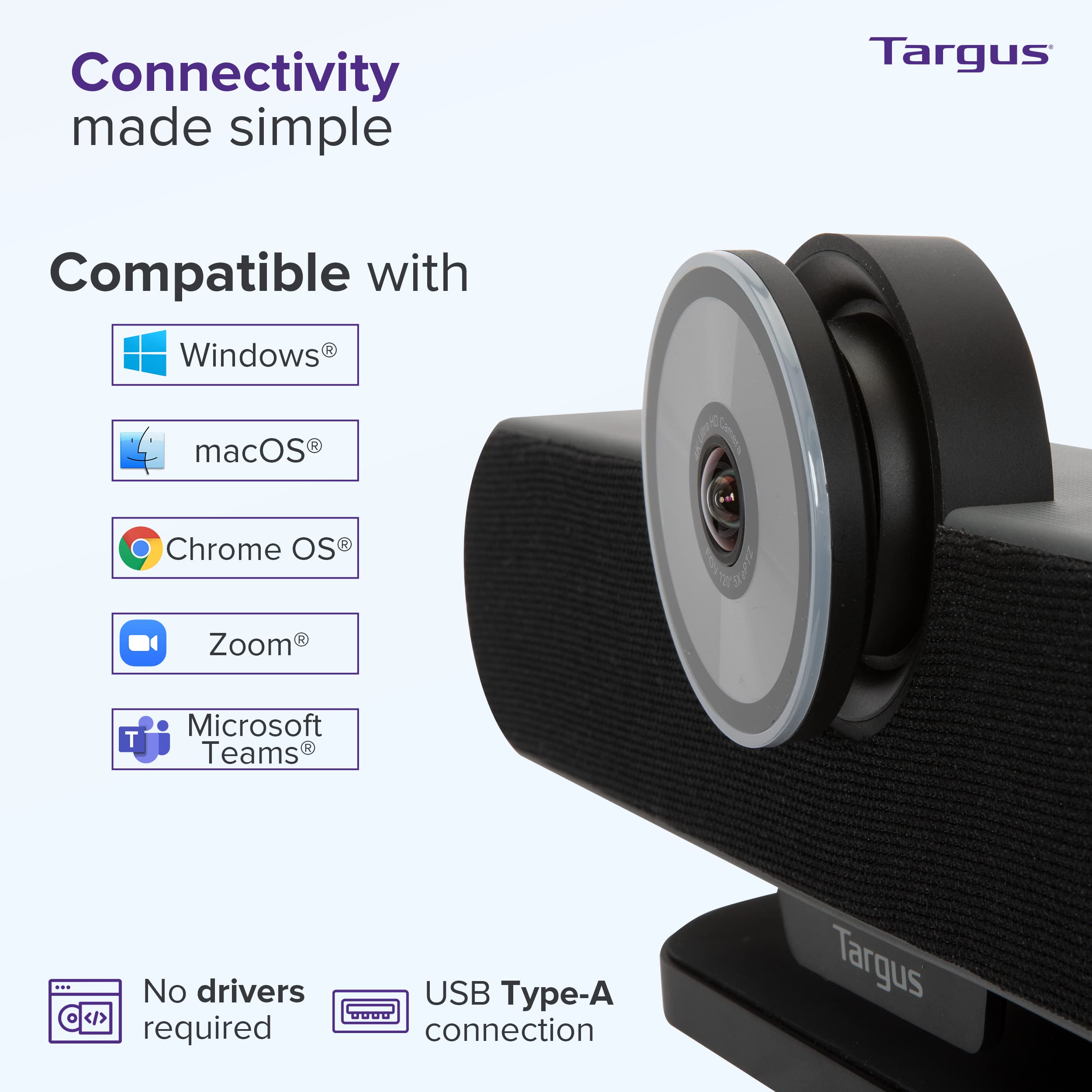 Targus オールインワン 4K ビデオ会議システム AEM350USZ-50 Amazon.co.jp: Targus オールインワン 4K ビデオ会議システム